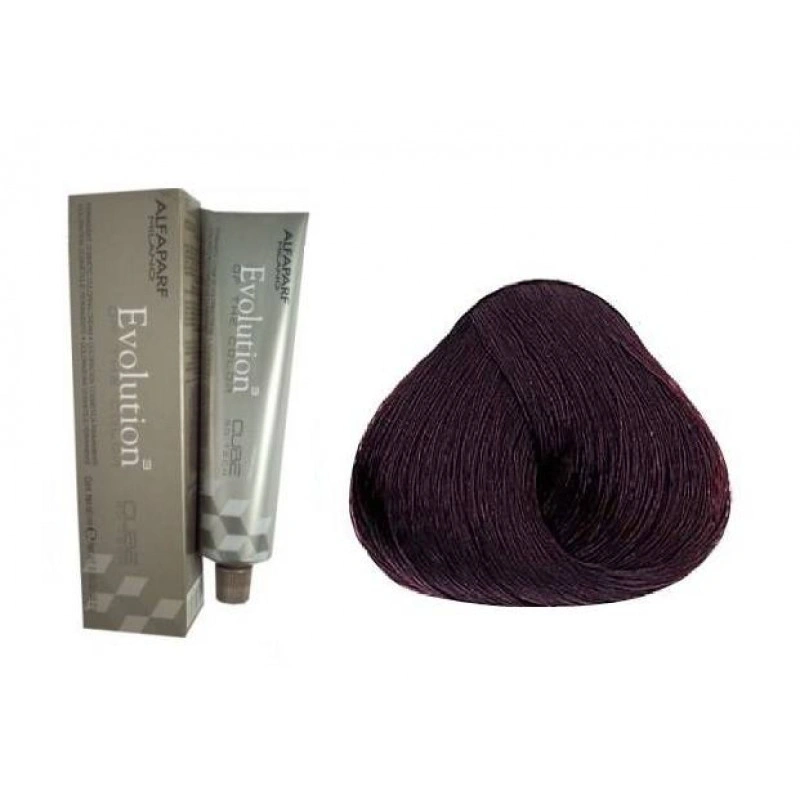 Alfaparf Evolution of the Color CUBE hajfesték - 4.65 60ml Medium Red Mahogany Brown képe 1
